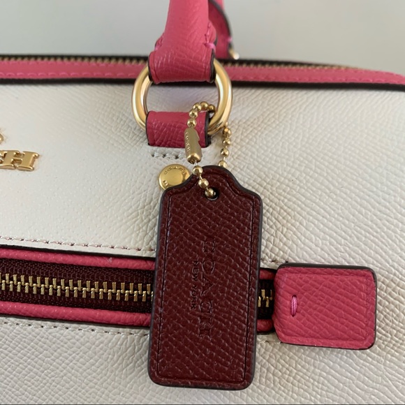 NWT Coach Rowan Satchel in Colorblock Signature 🎀 - Picture 10 of 13